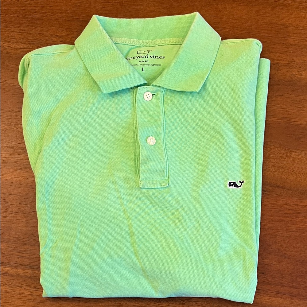 Vineyard Vines Mint Green Polo